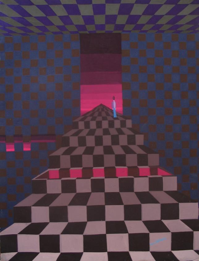 chemin obscure - Abdellatif Boudebbous - Cliquer pour afficher en grand