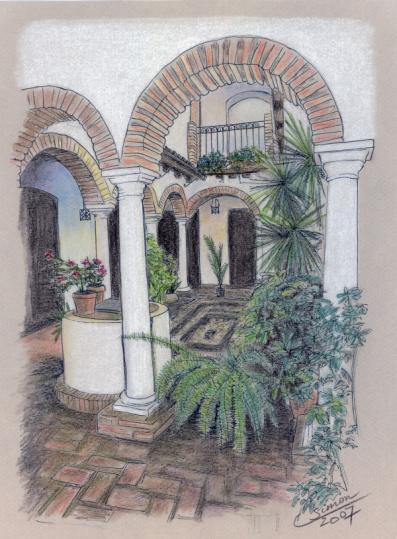 el patio de Rubio Asesores - Cati Simon