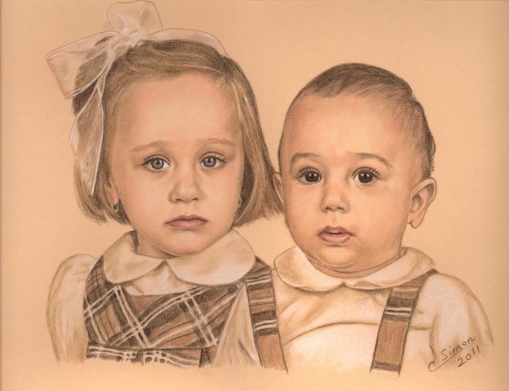Brother and Sister - Cati Simon - Click to enlarge