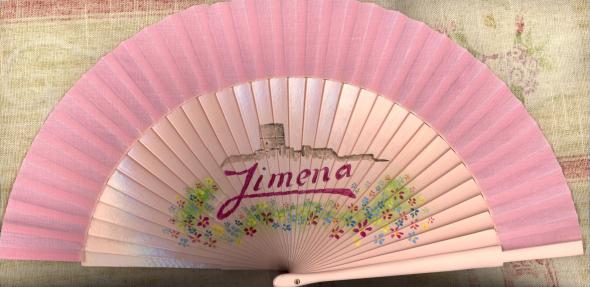 Abanico de Jimena en rosa - Cati Simon - Cliquer pour afficher en grand