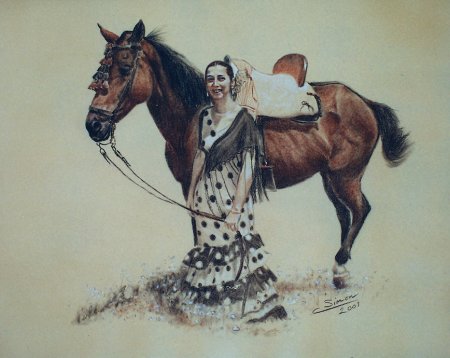 Ketina and her horse - Cati Simon