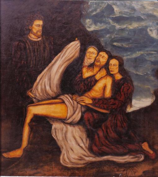 Cried over the body of Christ - Leonardo De Amicis Carapucci