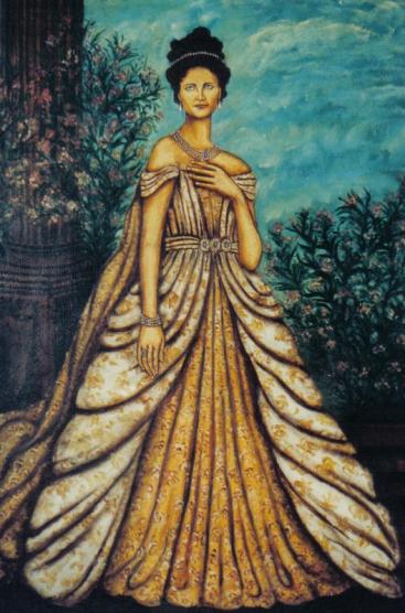 Lydie between the flowers - Leonardo De Amicis Carapucci