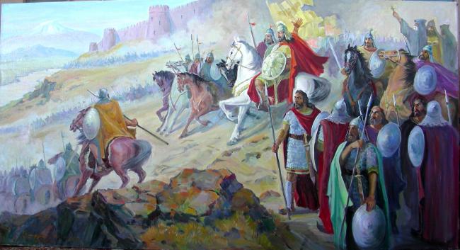 Before the Avarayr Battle - Gevorg Avagyan - Cliquer pour afficher en grand