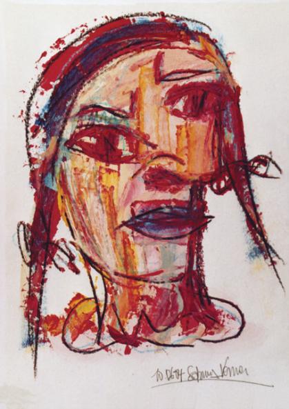 Portrait cubiste - Verrier Sabrina