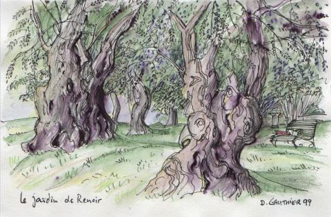 Le jardin de Renoir - Daniel C. Gauthier