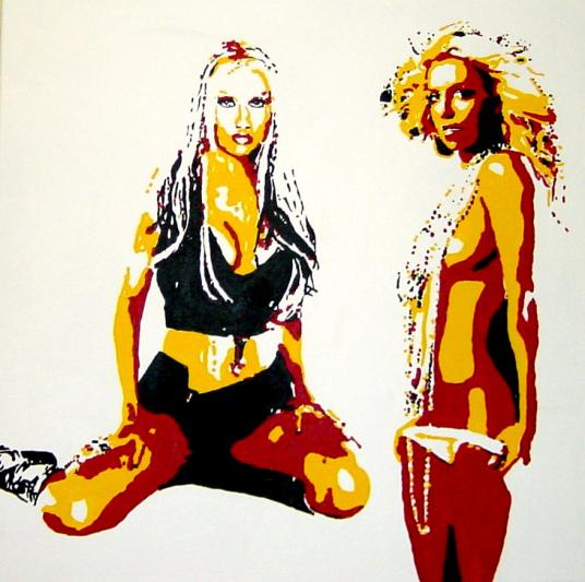 Britney and Christine - Andy Brown