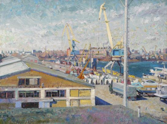 Port in Kyiv - Victor Onyshchenko