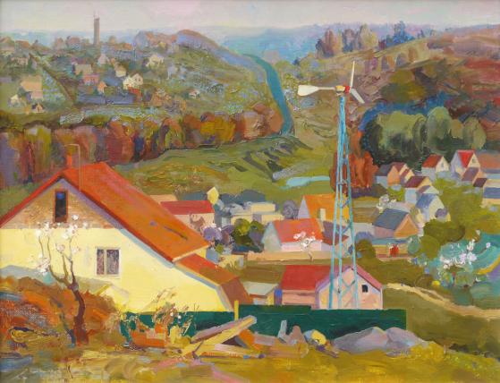 Spring in Trypillie - Victor Onyshchenko
