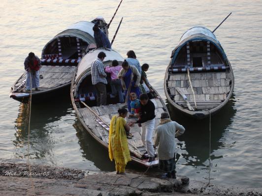 The Boats at 'Outram Ghat' - Mukul Pipalia