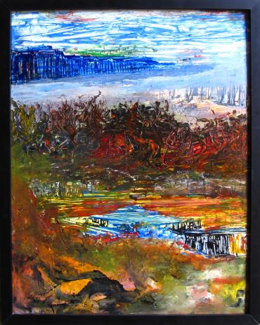 Landscape-3framed - Mukul Pipalia