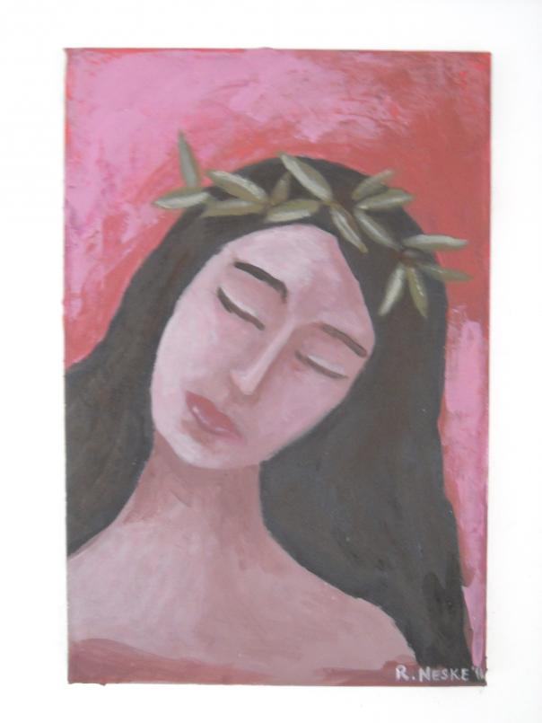 Greek girl dreaming - Rita A Neske - Cliquer pour afficher en grand