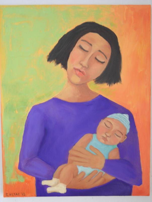 Mother and infant - Rita A Neske - Click to enlarge