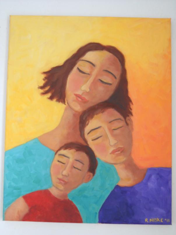 Mother and children - Rita A Neske - Cliquer pour afficher en grand