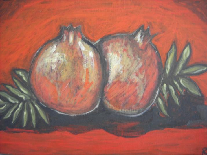 pomegranates - Rita A Neske - Cliquer pour afficher en grand