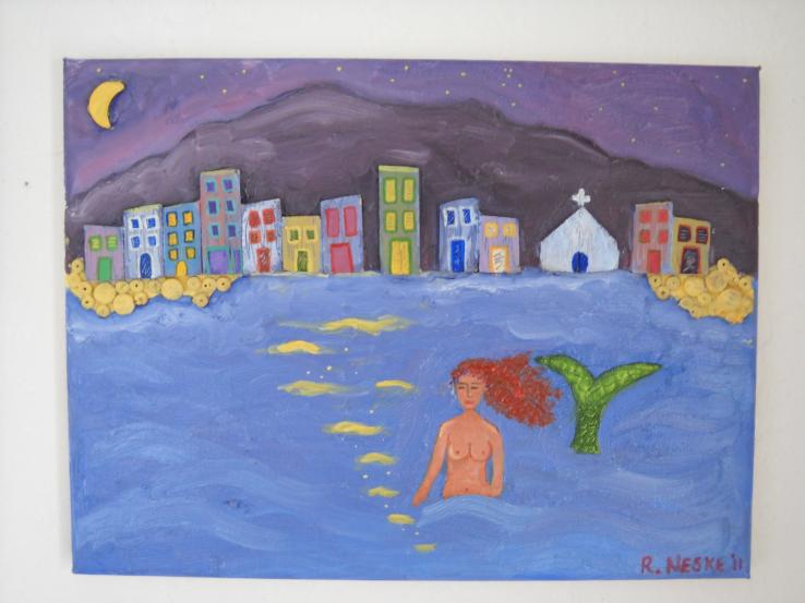 Swimming in moonlight - Rita A Neske - Cliquer pour afficher en grand