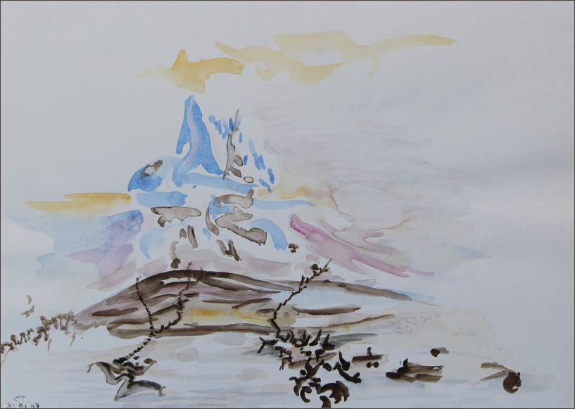 1997 Mont Bleu. Blue Mount - Jean-Pierre Milesi - Cliquer pour afficher en grand
