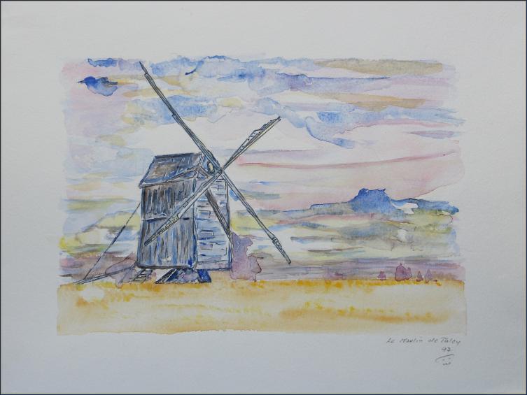 1997 Moulin de Talcy. Mill of Talcy - Jean-Pierre Milesi - Click to enlarge
