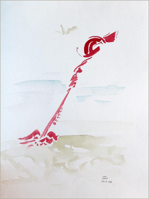 2003 Sous le vent. Downwind. - Jean-Pierre Milesi - Click to enlarge