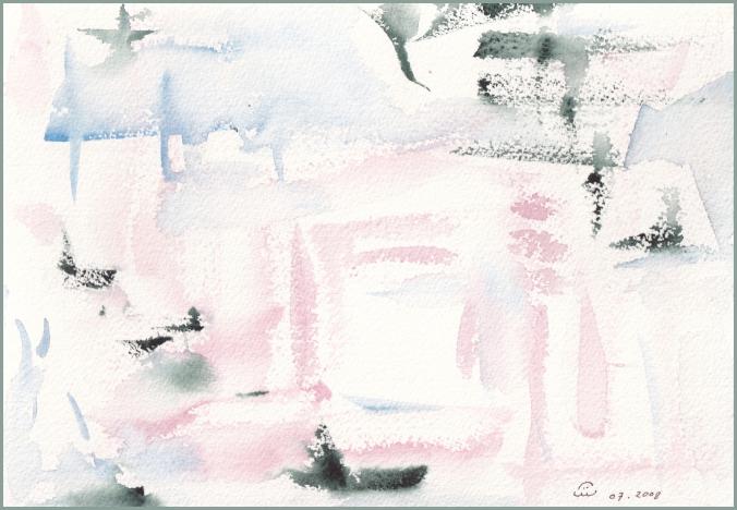 2008 Lucarne sur rien. Skylight on nothing - Jean-Pierre Milesi - Cliquer pour afficher en grand