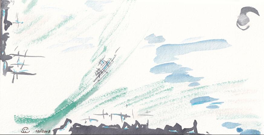 2008 Neige & vent. Snow & wind - Jean-Pierre Milesi - Click to enlarge