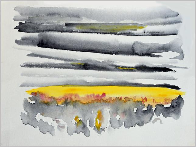 2012 Nuit sur blés. Night on wheat. - Jean-Pierre Milesi - Cliquer pour afficher en grand