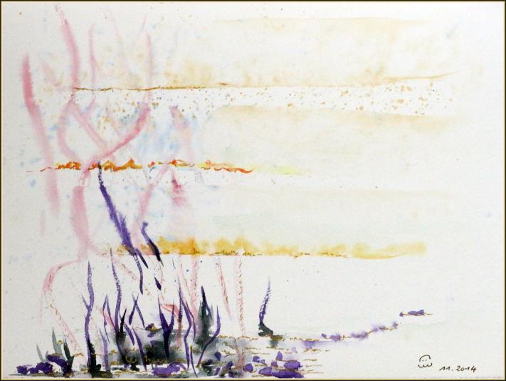 2014 Branches aquatiques. Aquatic branches - Jean-Pierre Milesi - Click to enlarge