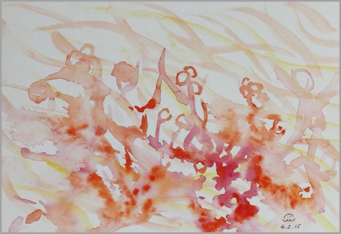 2015 La foule. The crowd - Jean-Pierre Milesi - Click to enlarge