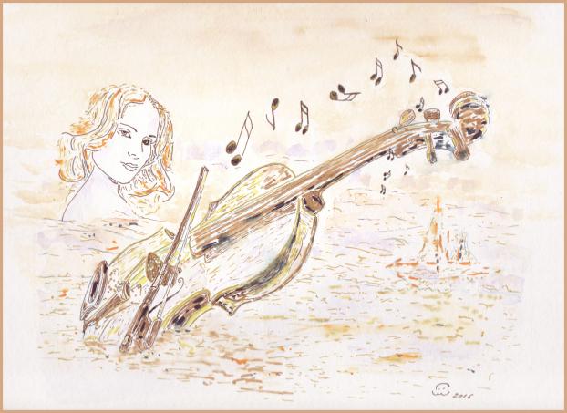 2016 Violon & Julia Fischer - Jean-Pierre Milesi - Cliquer pour afficher en grand