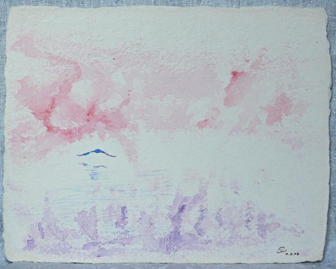 2017 Vol sur  l'étang. Flight over the pond - Jean-Pierre Milesi - Click to enlarge