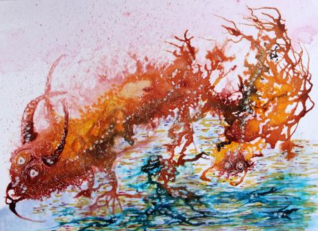 2020 A l'abreuvoir, At the watering place - Jean-Pierre Milesi