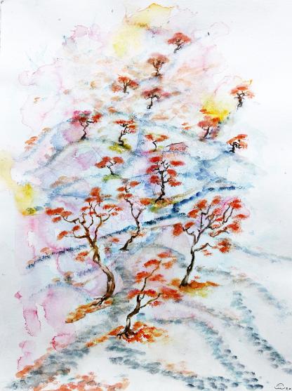 2020 Chemins et floraison, Paths and flowering - Jean-Pierre Milesi