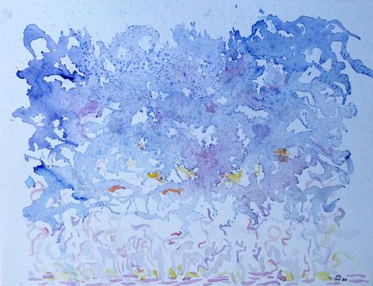 2020 Grêle bleue, Blue hail - Jean-Pierre Milesi