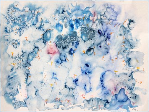 2021 Bleu Orageux. Stormy Blue. - Jean-Pierre Milesi