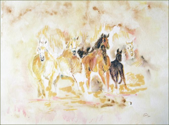 2021 Chevauchée. Ride - Jean-Pierre Milesi - Click to enlarge