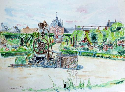 2021 Well of the garden of the Château de La Bussi - Jean-Pierre Milesi