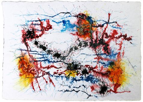 2022 Colored threads (The time of) - Jean-Pierre Milesi