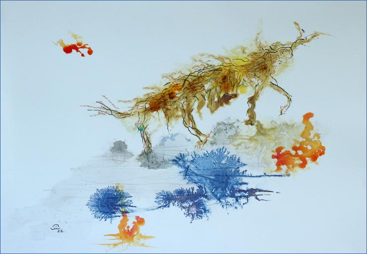 2022 Five legs - Jean-Pierre Milesi - Cliquer pour afficher en grand