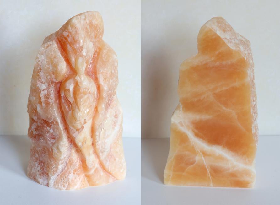 Colomba (Calcite orange) - Jean-Pierre Milesi - Cliquer pour afficher en grand