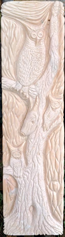 Hibou, Vérone (Stèle) - Jean-Pierre Milesi