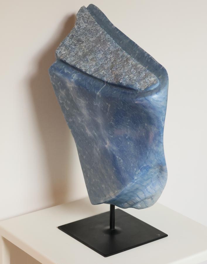 Pli (Aventurine Bleue) - Jean-Pierre Milesi - Cliquer pour afficher en grand