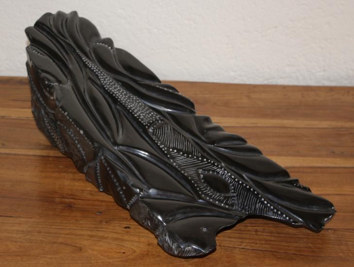 Pointe noire, Black arrowhead (recto) - Jean-Pierre Milesi - Click to enlarge