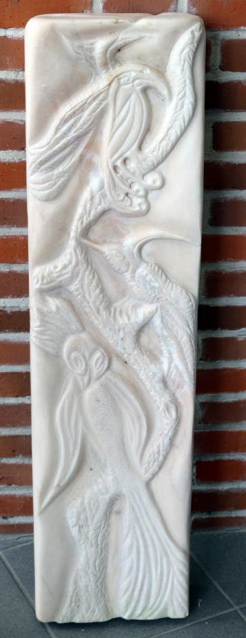 Stèle aux oiseaux, recto de Mélusine - Jean-Pierre Milesi