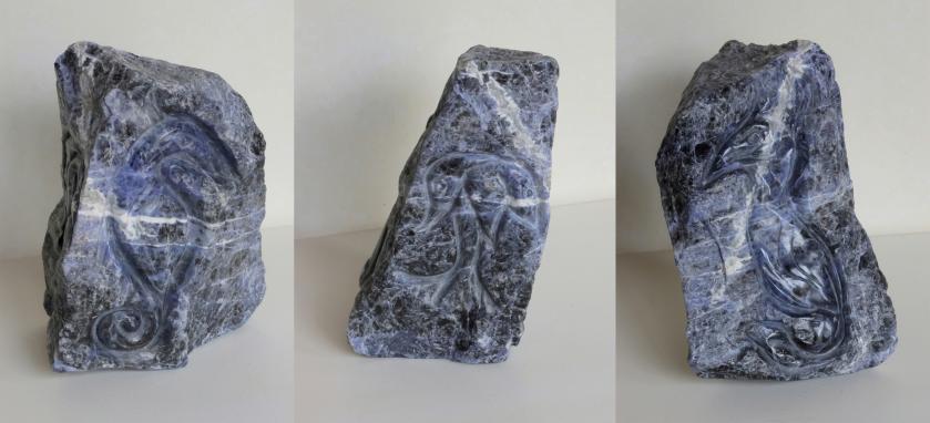 Trois Oiseaux (Sodalite) - Jean-Pierre Milesi - Cliquer pour afficher en grand