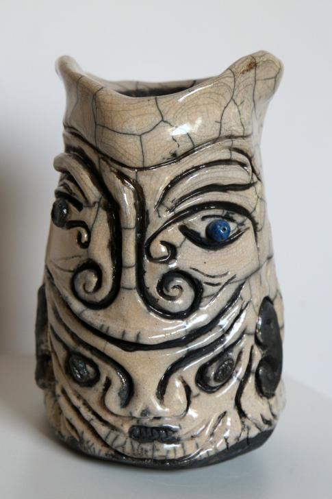 Vase Océanie, Oceania vase (verso) - Jean-Pierre Milesi