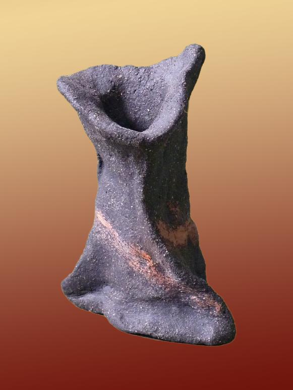 Vase . Leaning vase - Jean-Pierre Milesi - Click to enlarge