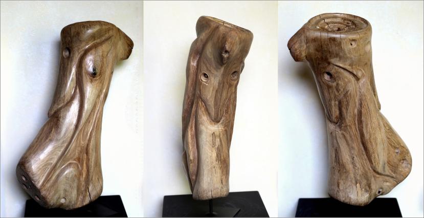 Veilleur. Watchman. 20x40x20 cm - Jean-Pierre Milesi - Click to enlarge