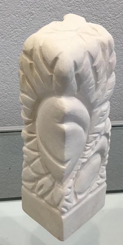 Visage-stèle, Face-stele 1 (verso) - Jean-Pierre Milesi