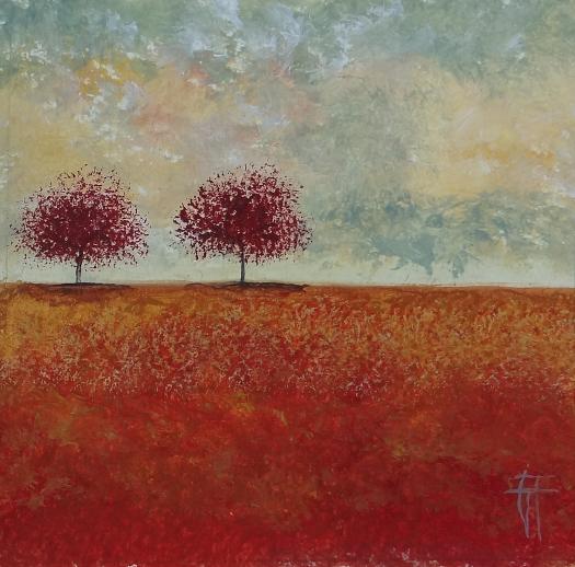 Red trees - Geraldine Theurot