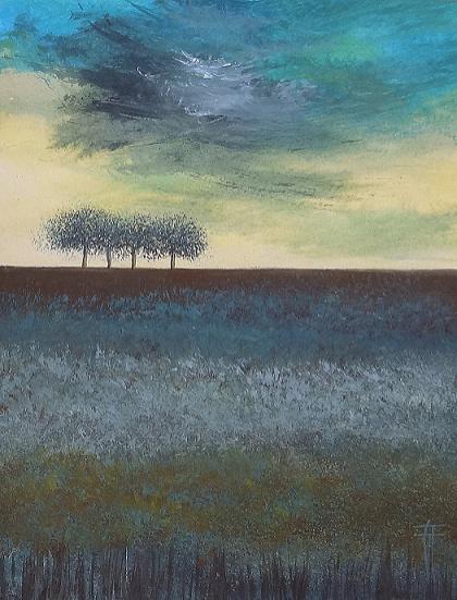 Blue trees - Geraldine Theurot